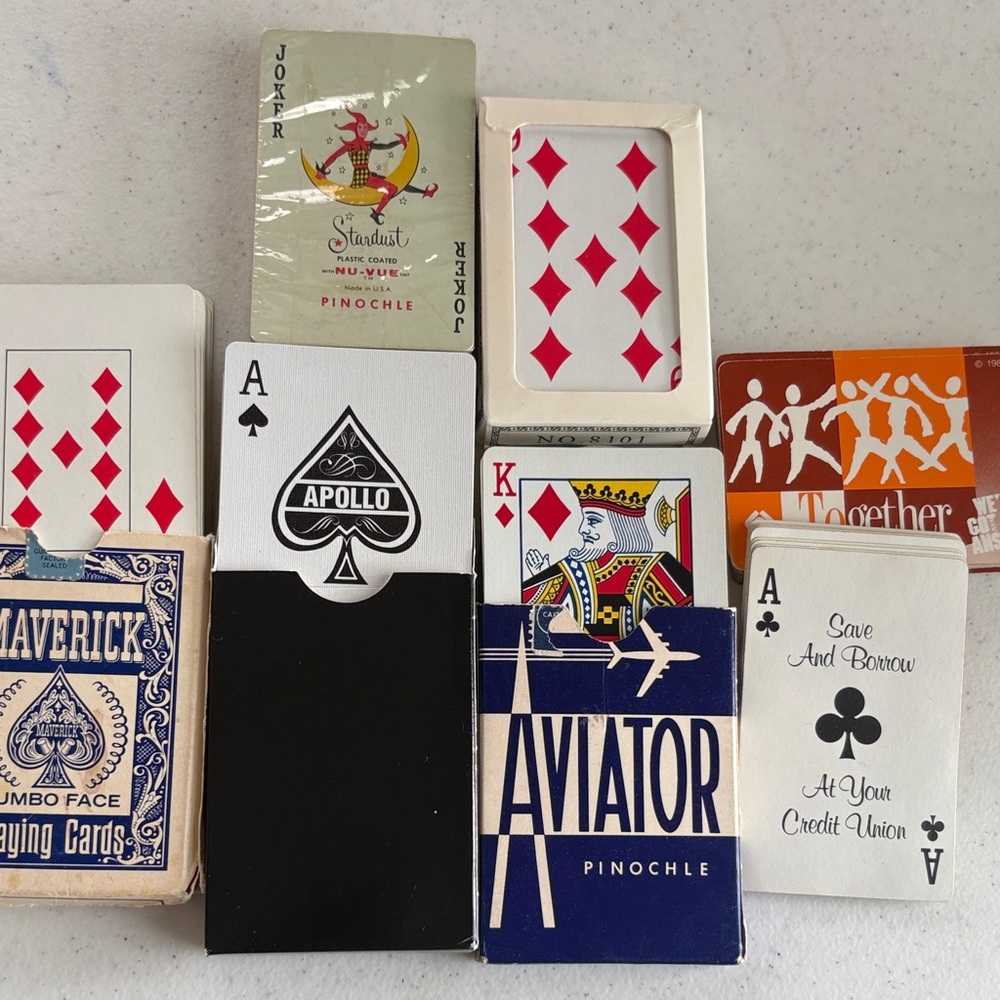 Vintage playing cards